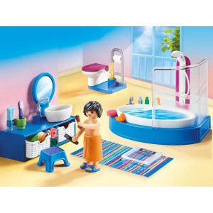 Playmobil Dollhouse Πολυτελές Λουτρό με Μπανιέρα (70211)