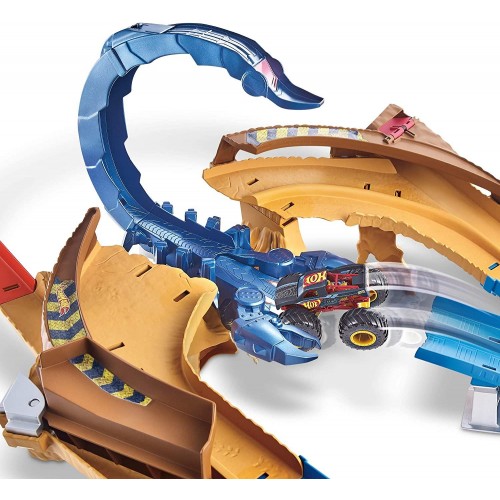 Hot Wheels Monster Trucks Πίστα Σκορπιός (GNB05)