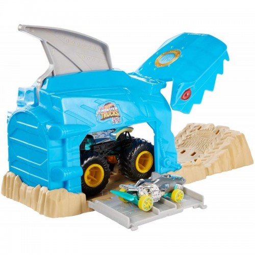 Mattel Hot Wheels Monster Truck Launcher with Team Shark Wreak Monster Truck (GKY03/GKY01)