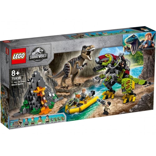 Lego Jurassic World T. Rex vs Dino-Mech Battle (75938)