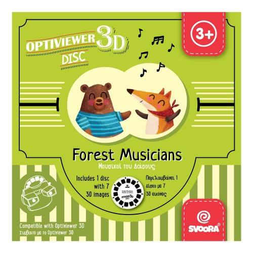 3D Κάρτες Viewmaster Μουσικοί του Δάσους (03008)