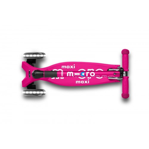 Πατίνι Maxi Micro Deluxe Foldable LED Shocking Pink (MMD096)